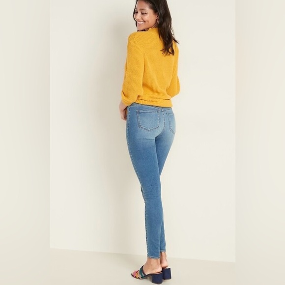 Old Navy ROCKSTAR Jeggings/Built-In-Warmer/size 6 - Picture 2 of 12